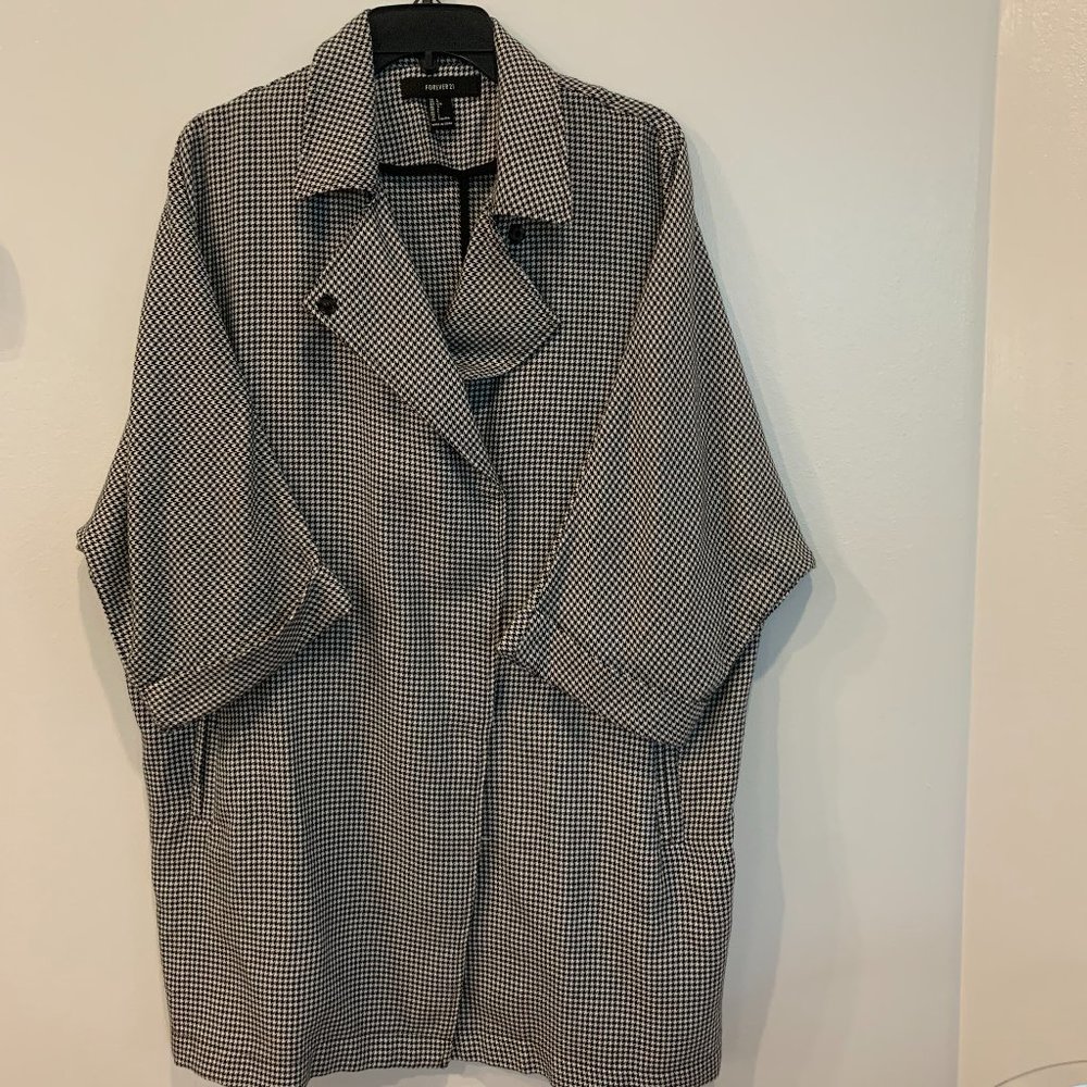 FOREVER 21 OVERSIZED BLAZER JACKET /